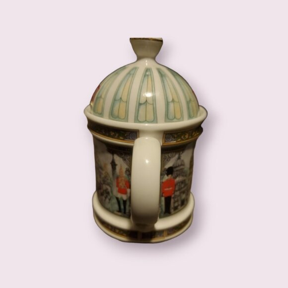 James Sadler Teapot England London Horseguards Porcelain - Picture 6 of 8